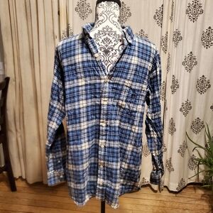 Chaps Flannel Button Down